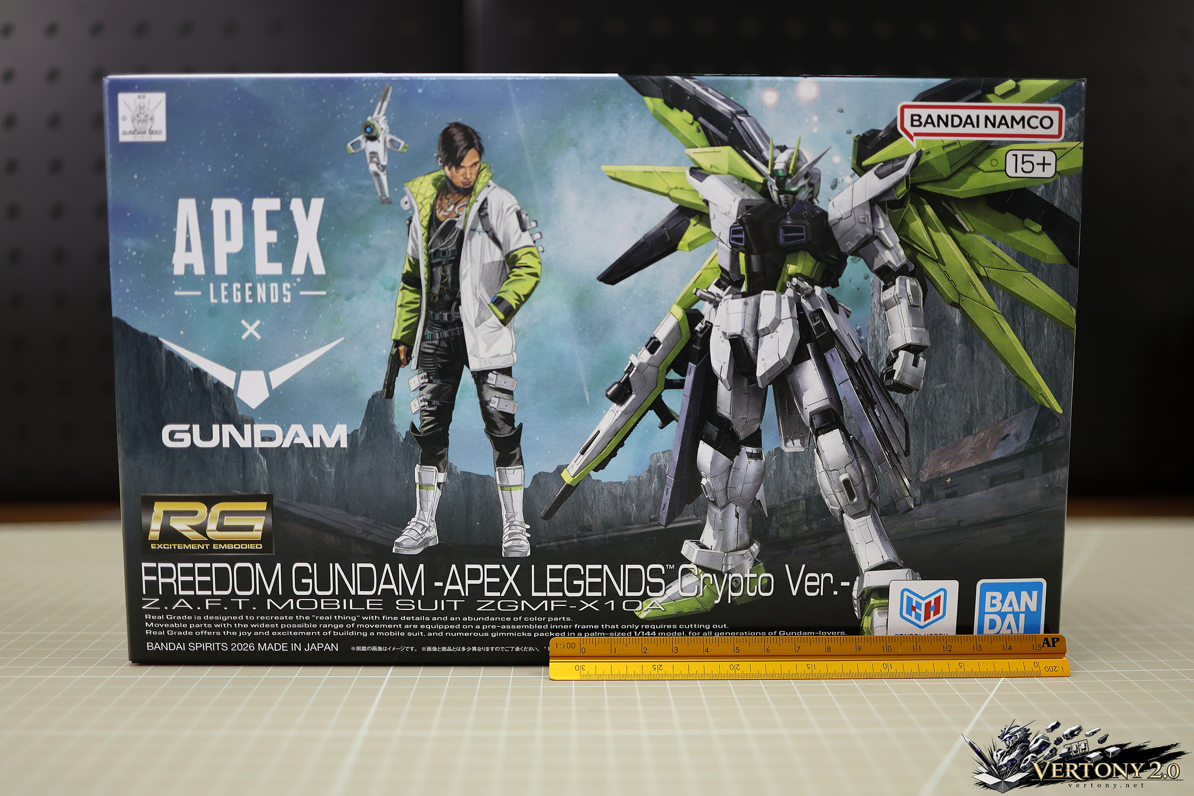 萬代PB RG 1/144 自由鋼彈-APEX LEGENDS(TM) Crypto Ver- -機動戰士鋼