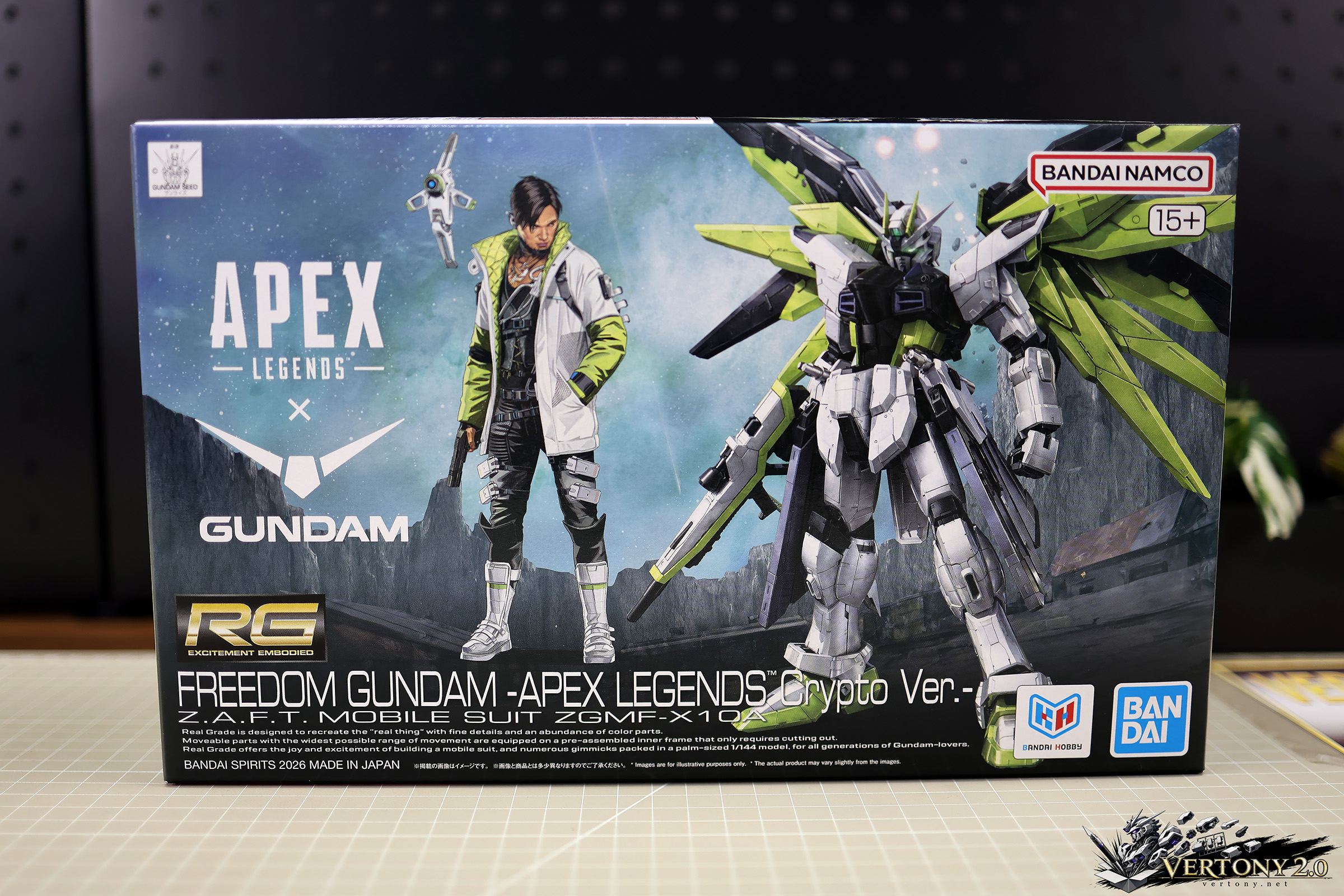 萬代PB RG 1/144 自由鋼彈-APEX LEGENDS(TM) Crypto Ver- -機動戰士鋼
